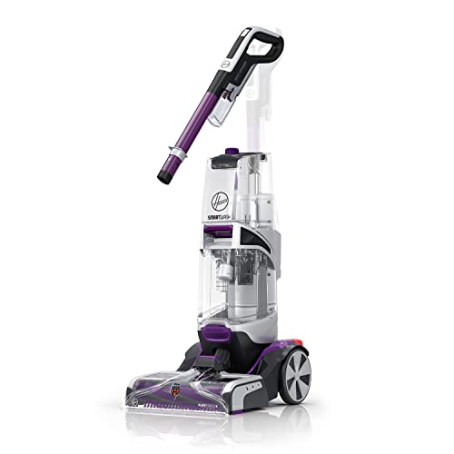 Hoover SmartWash Pet Automatic Carpet Cleaner with Spot Chaser Stain Remover Wand, Deep Cleaning Upright Shampooer Machine, Powerful Suction, Remove Pet Stains & Odors, FH53000PC, Purple